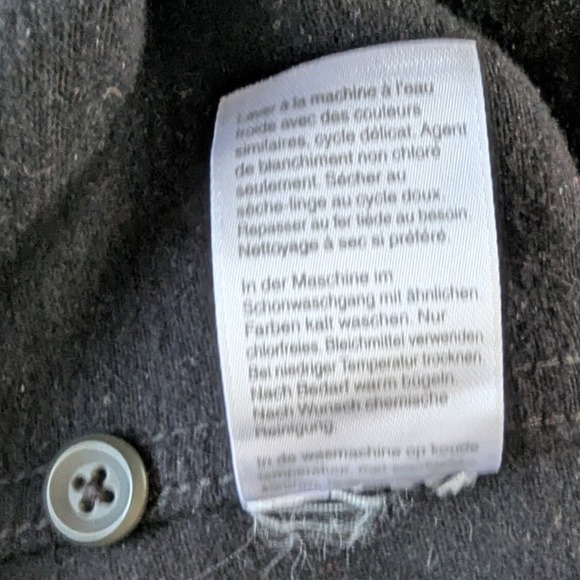 Wallace & Barnes J Crew Black Chamois Thick Soft Workwear Utility Shirt  Mens XS - Picture 5 of 8